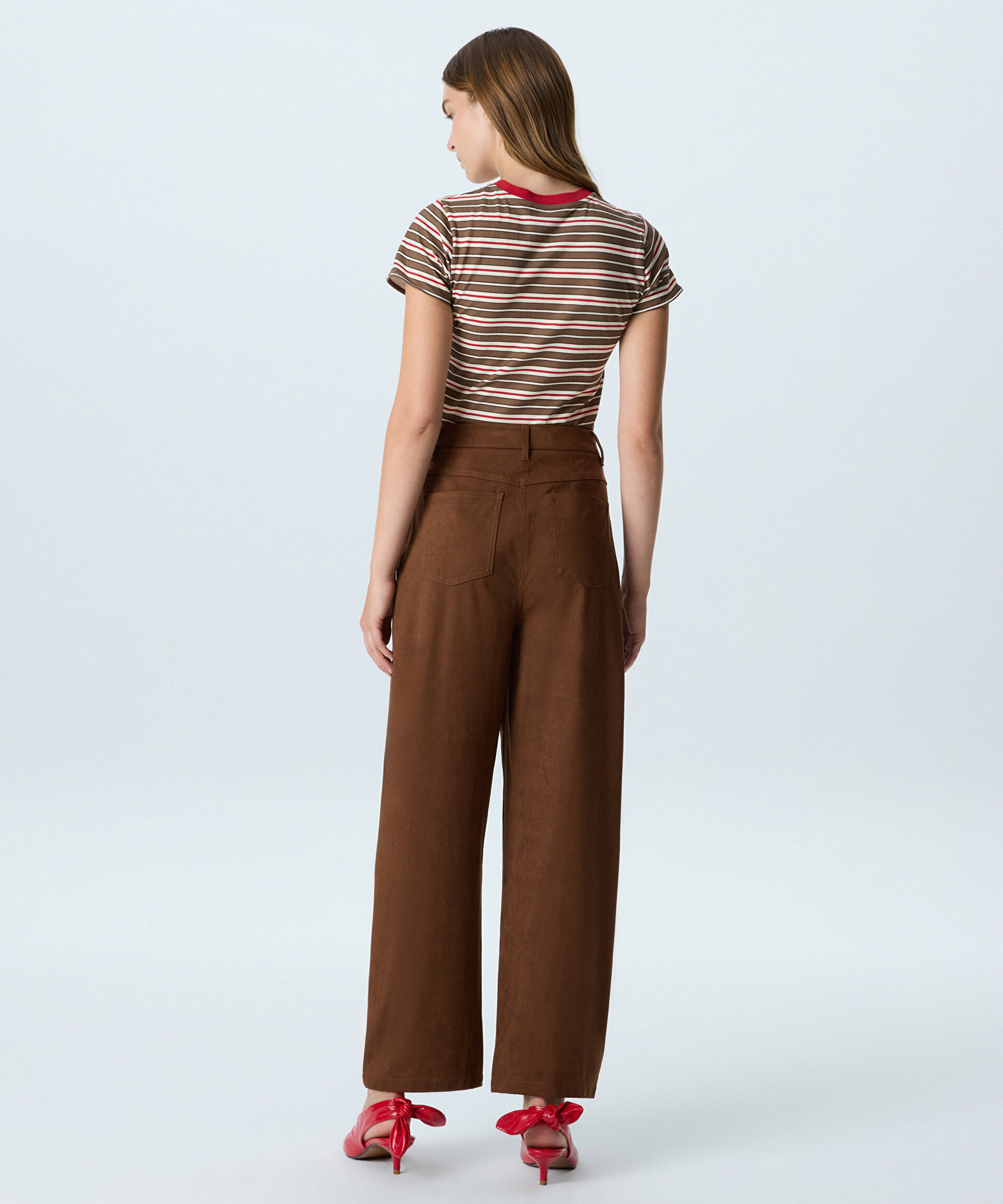 PATCH’Lİ SUNİ SÜET PANTOLON