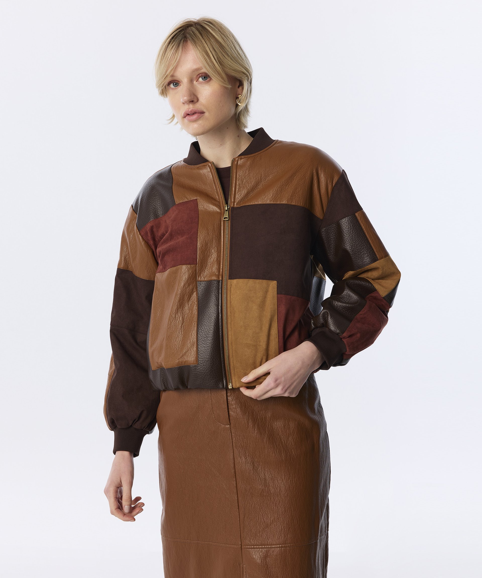 KUMAŞ MIX COLORBLOCK MONT