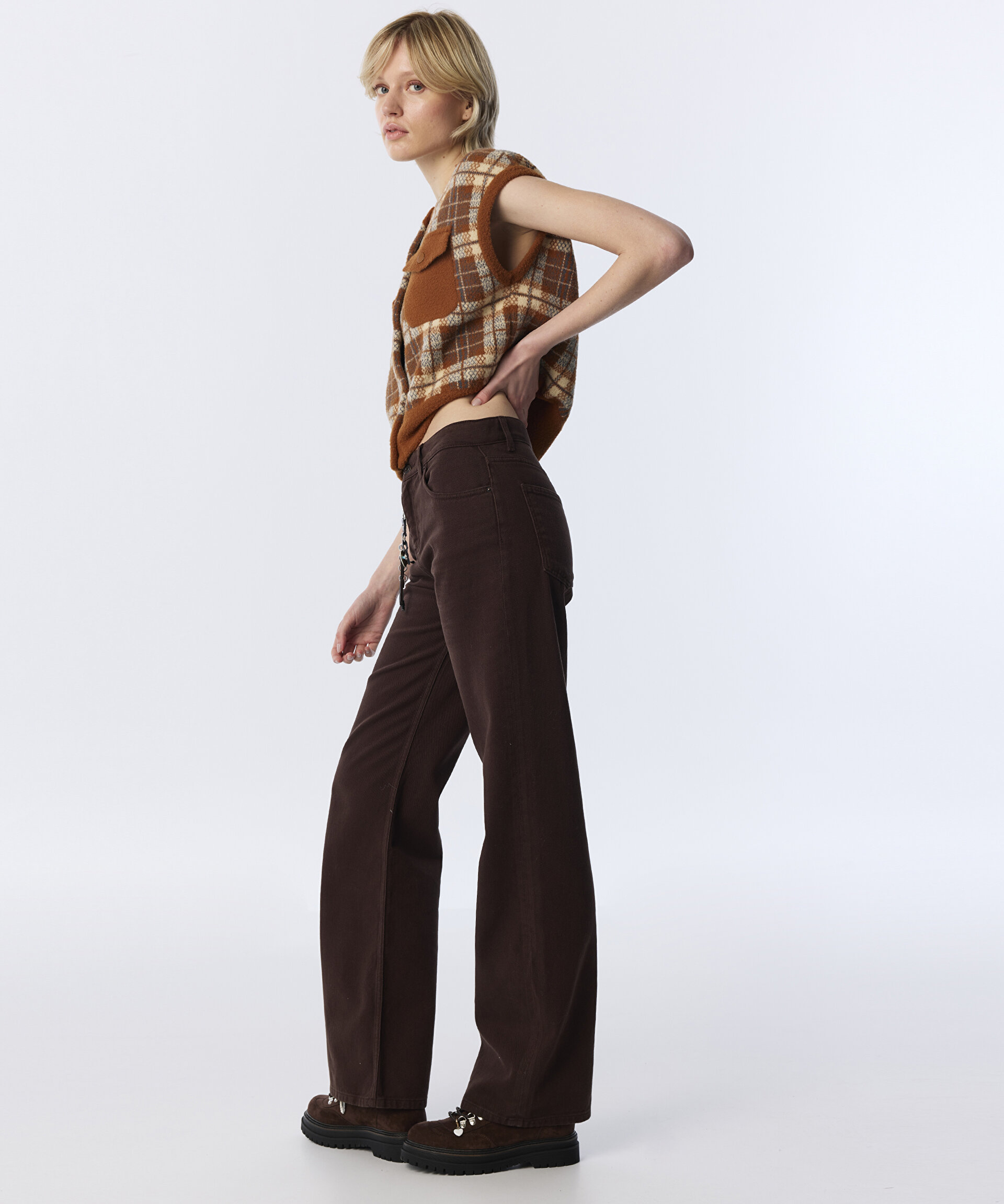 CHARM AKSESUARLI JEAN PANTOLON