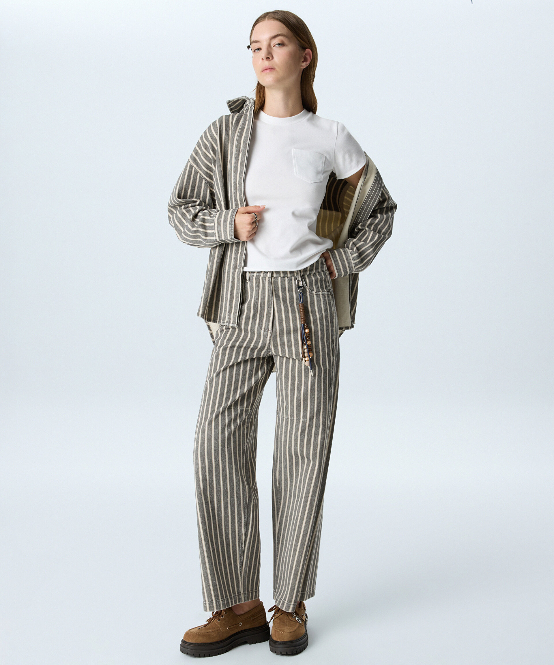 Twist Gri Jean Pantolon