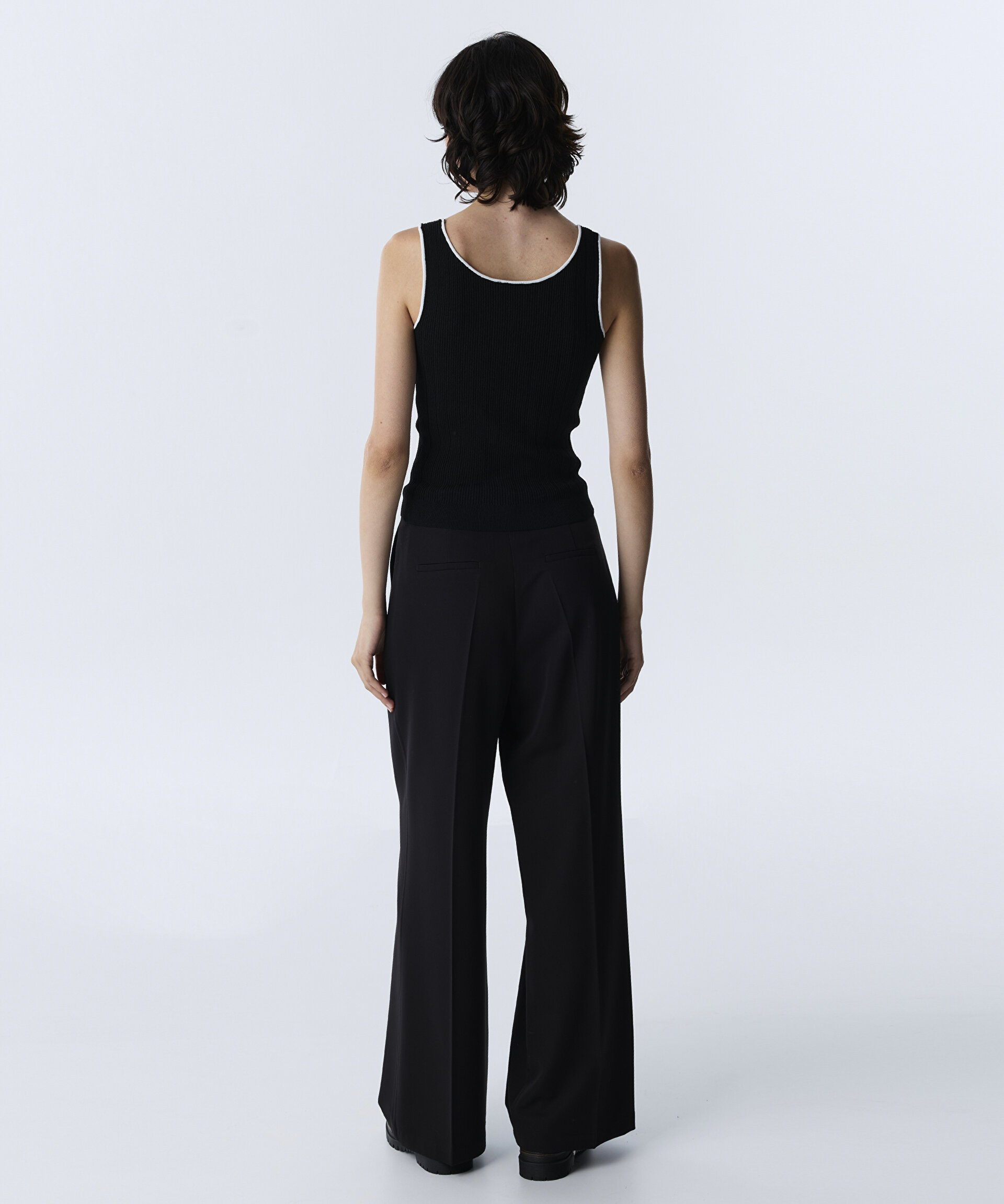Twist Siyah Slogan Patch Lİ Triko görsel 4