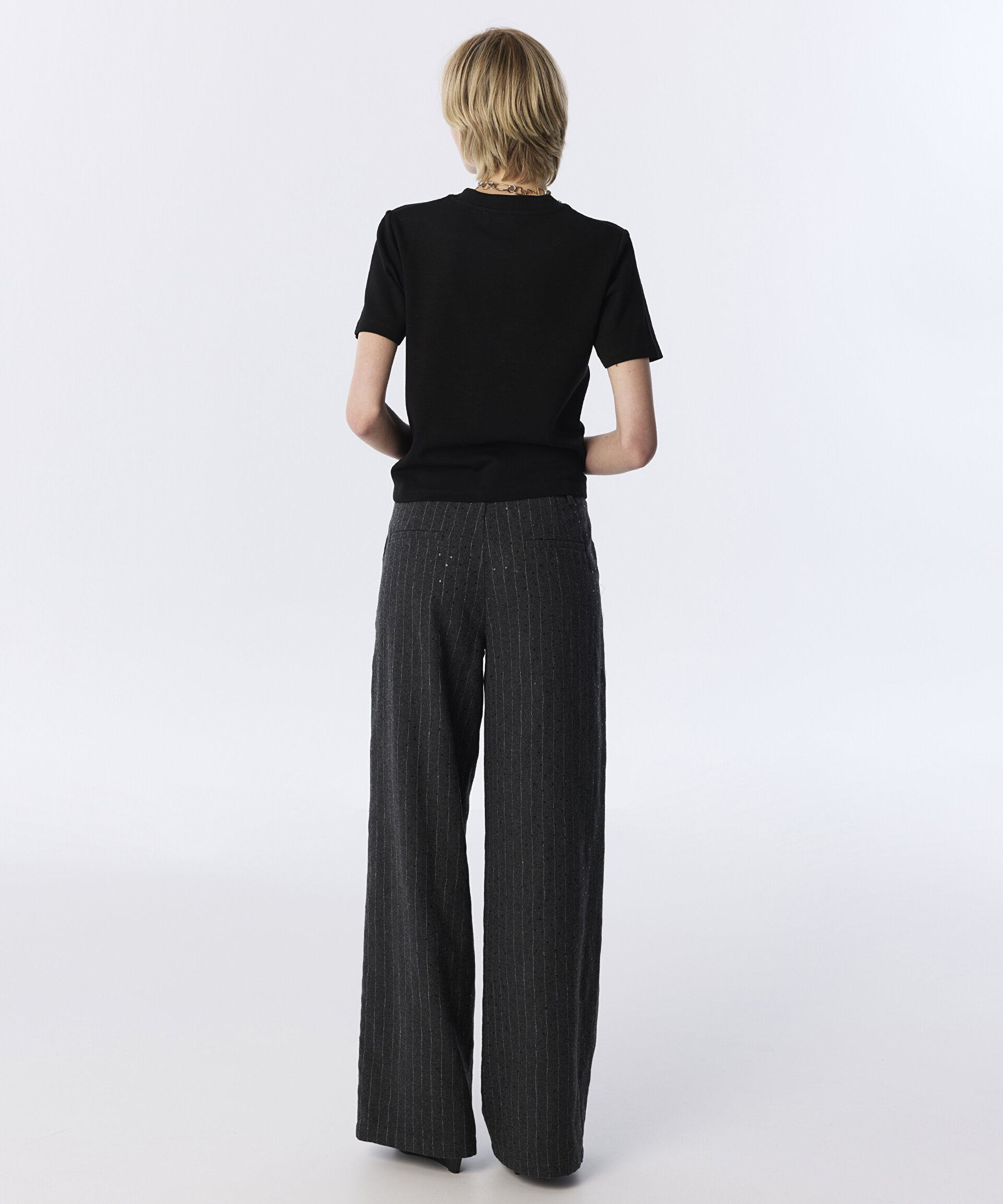 Twist Siyah PATCH Lİ TİŞÖRT görsel 5