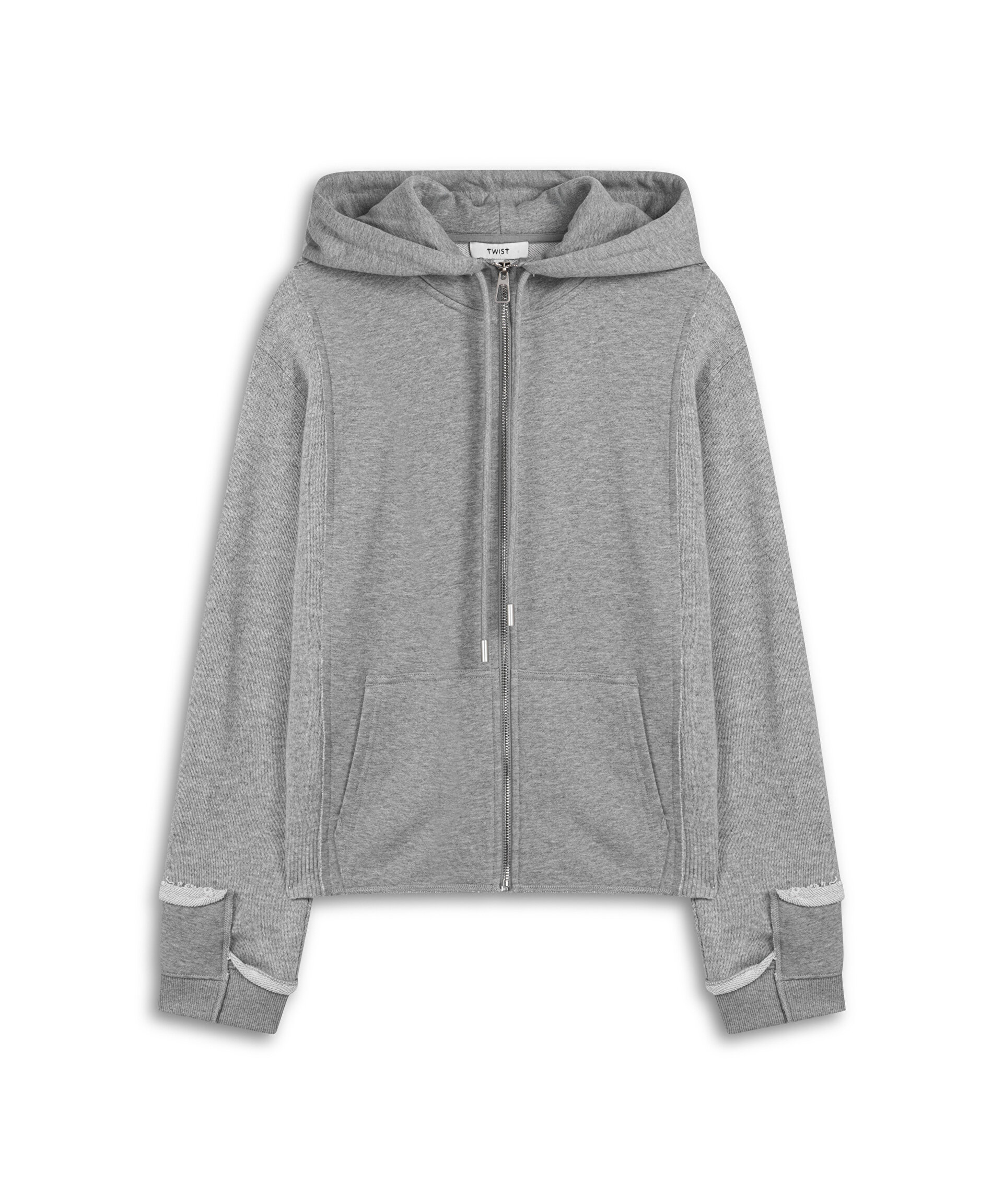 Twist Gri TRİKO ŞERİTLİ SWEATSHIRT görsel 6