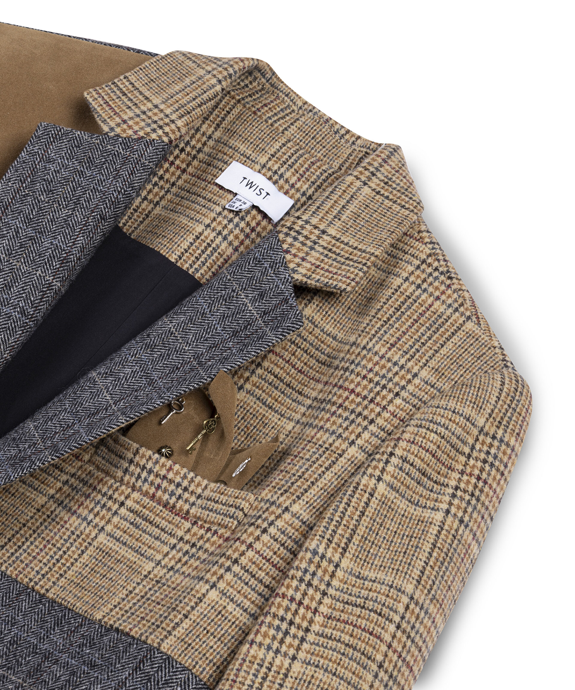 DESEN MIX PATCHWORK BLAZER