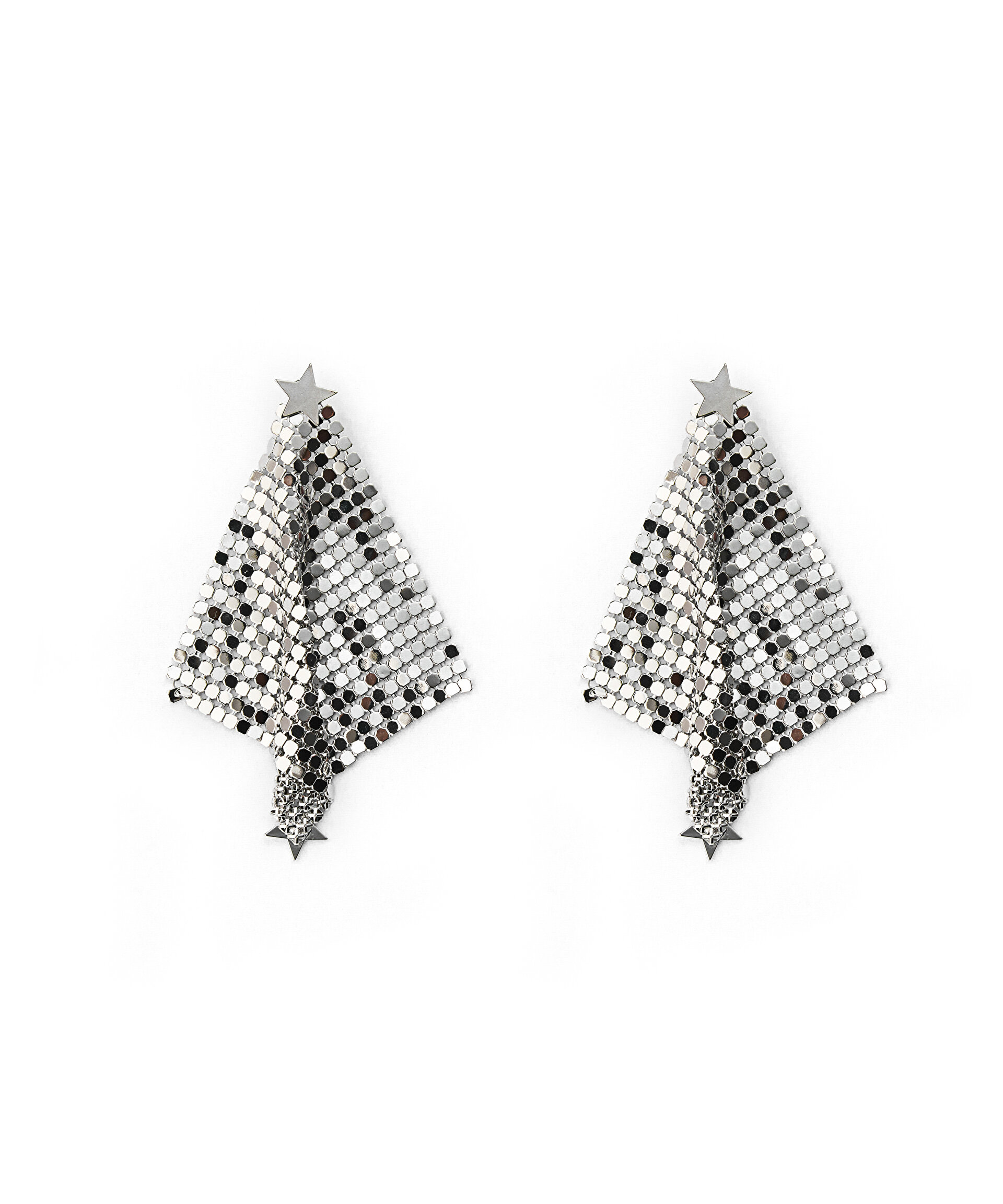 Twist Gümüş YILDIZ FİGÜRLÜ METAL KÜPE