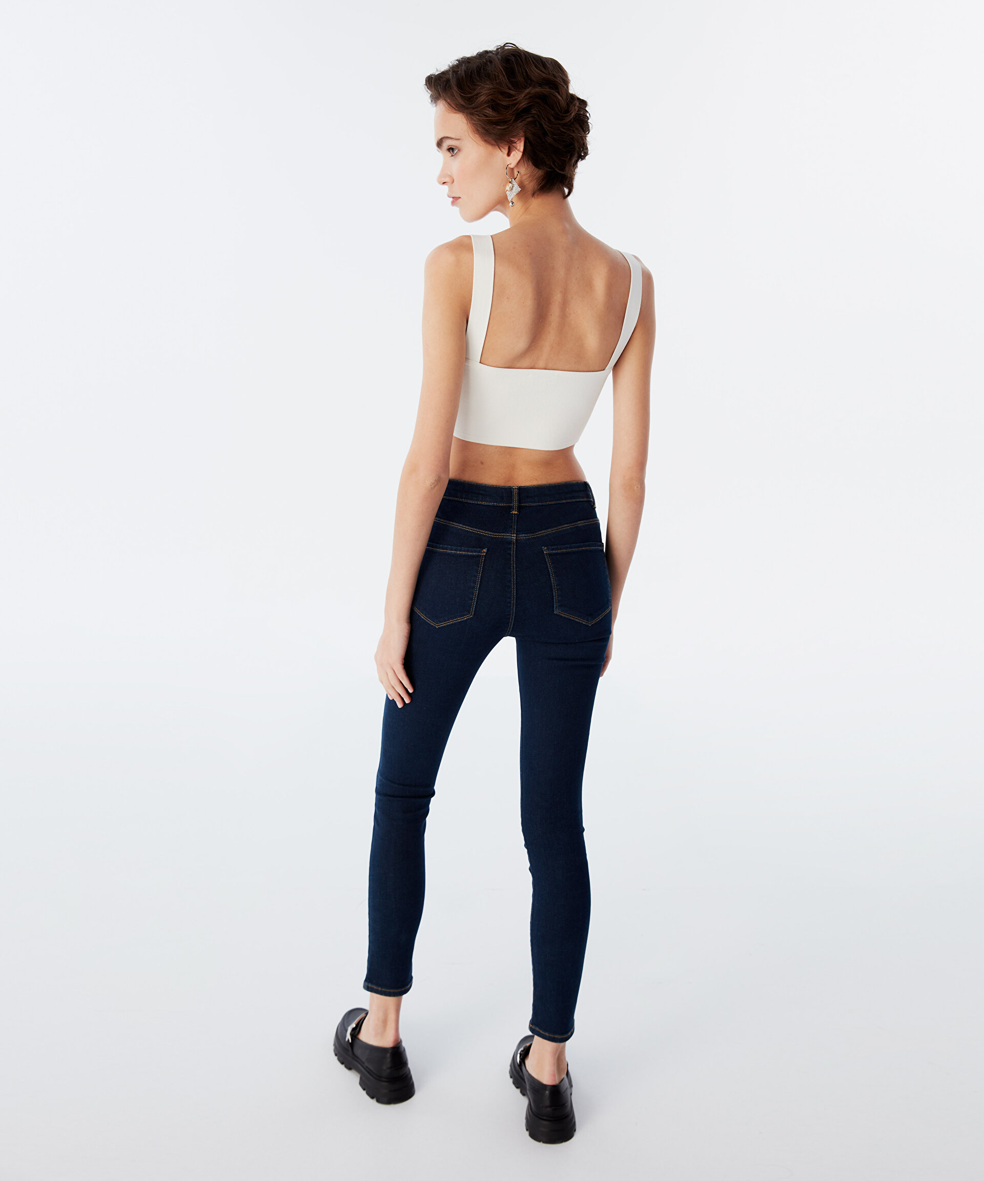 Twist Mavi SKINNY FİT JEAN PANTOLON görsel 4