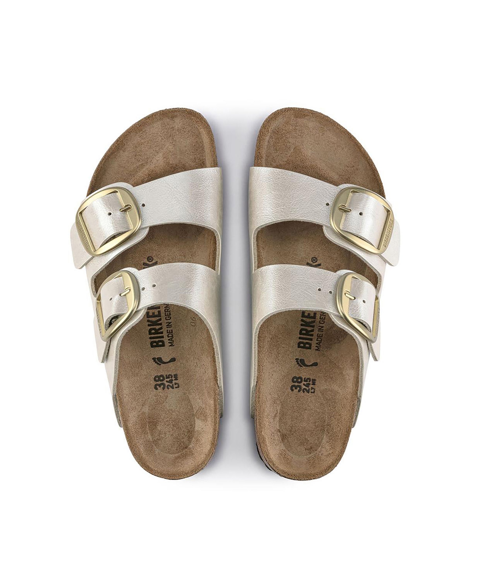 Beyaz BIRKENSTOCK ARIZONA BF SHINY SNAKE TERLİK T00000037018002