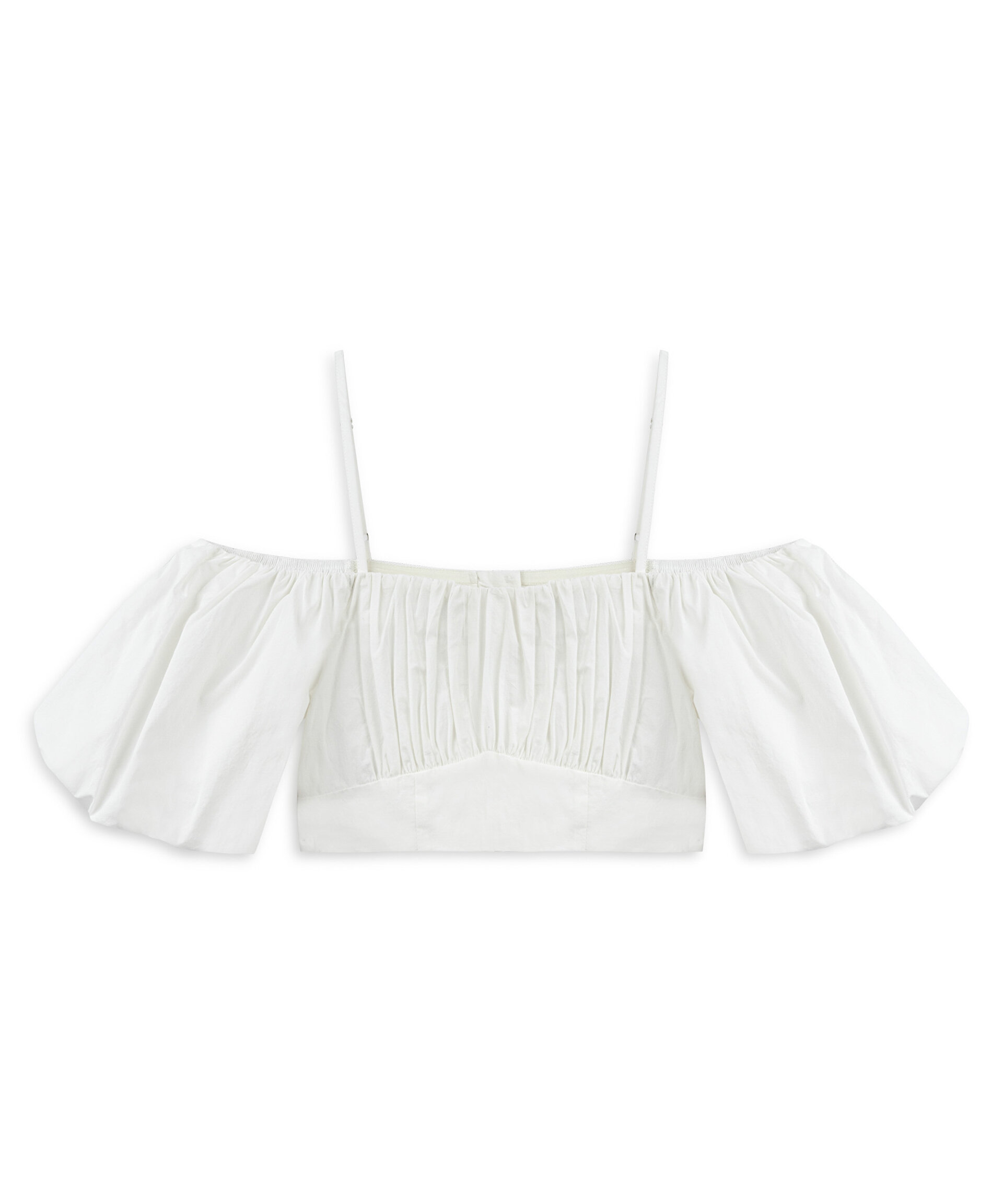 POPLİN CROP BLUZ