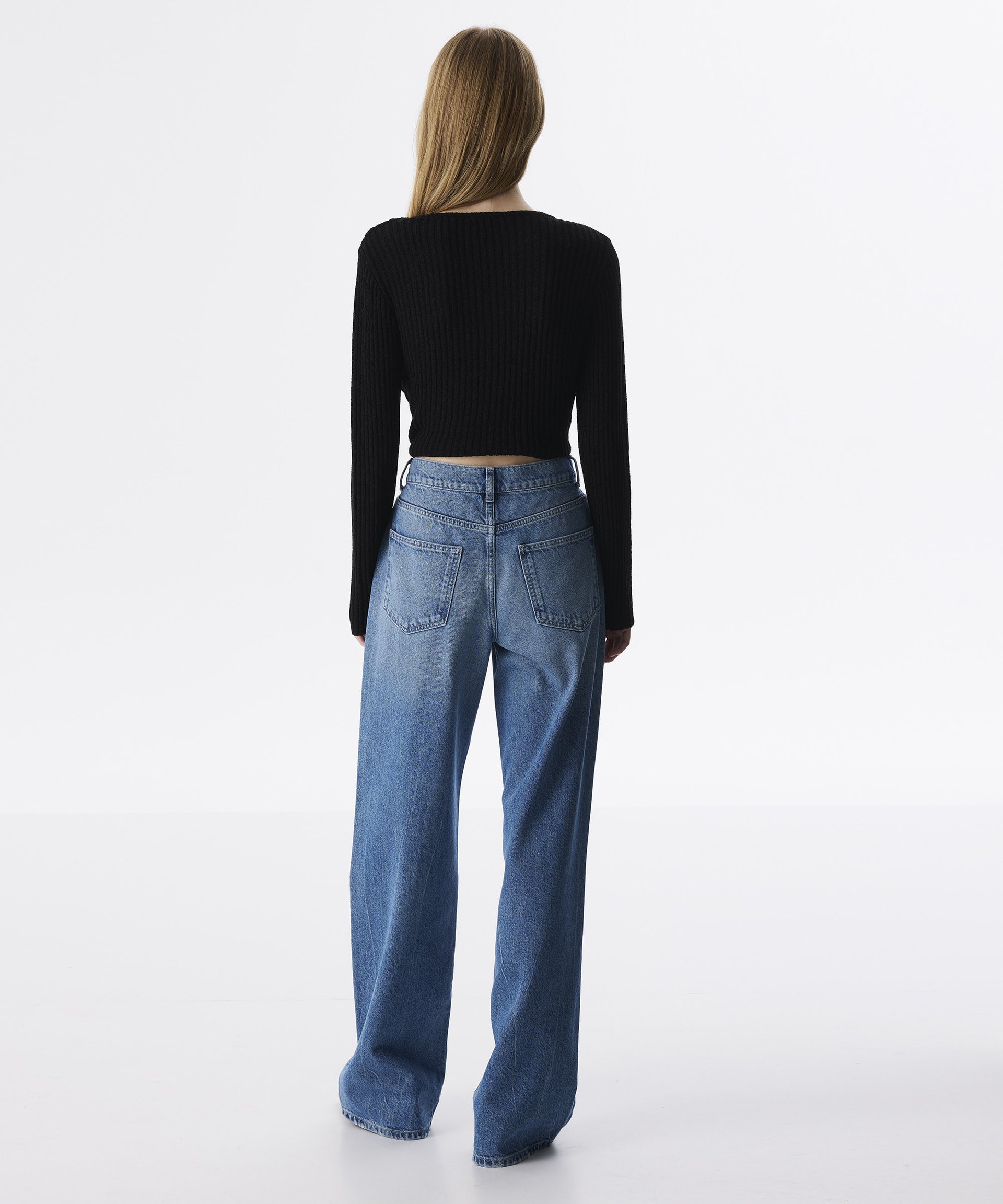 WIDE LEG FİT JEAN PANTOLON