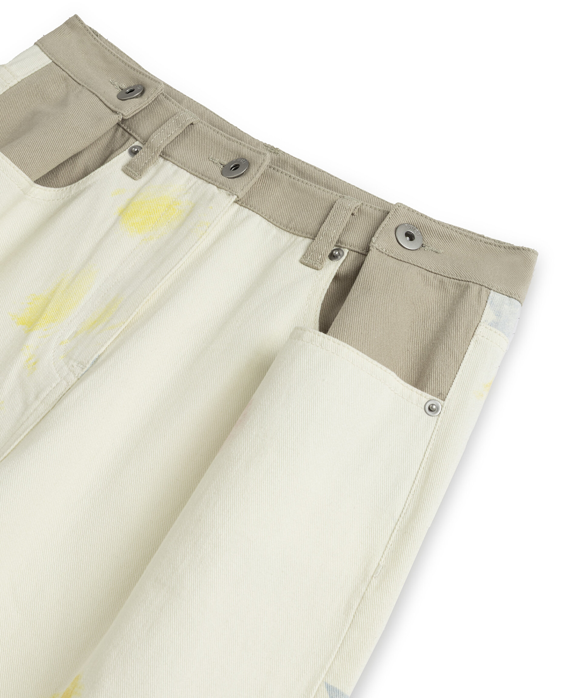 GÖRSEL BASKILI WIDE LEG PANTOLON
