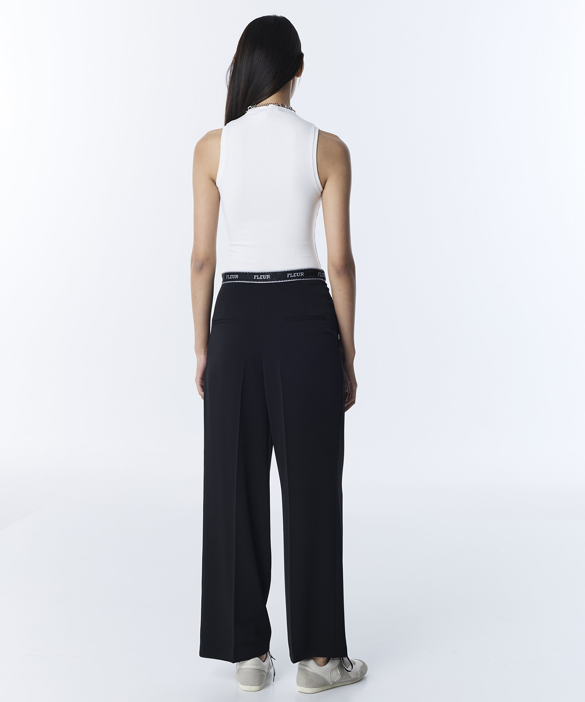 SLOGANLI WIDE LEG PANTOLON
