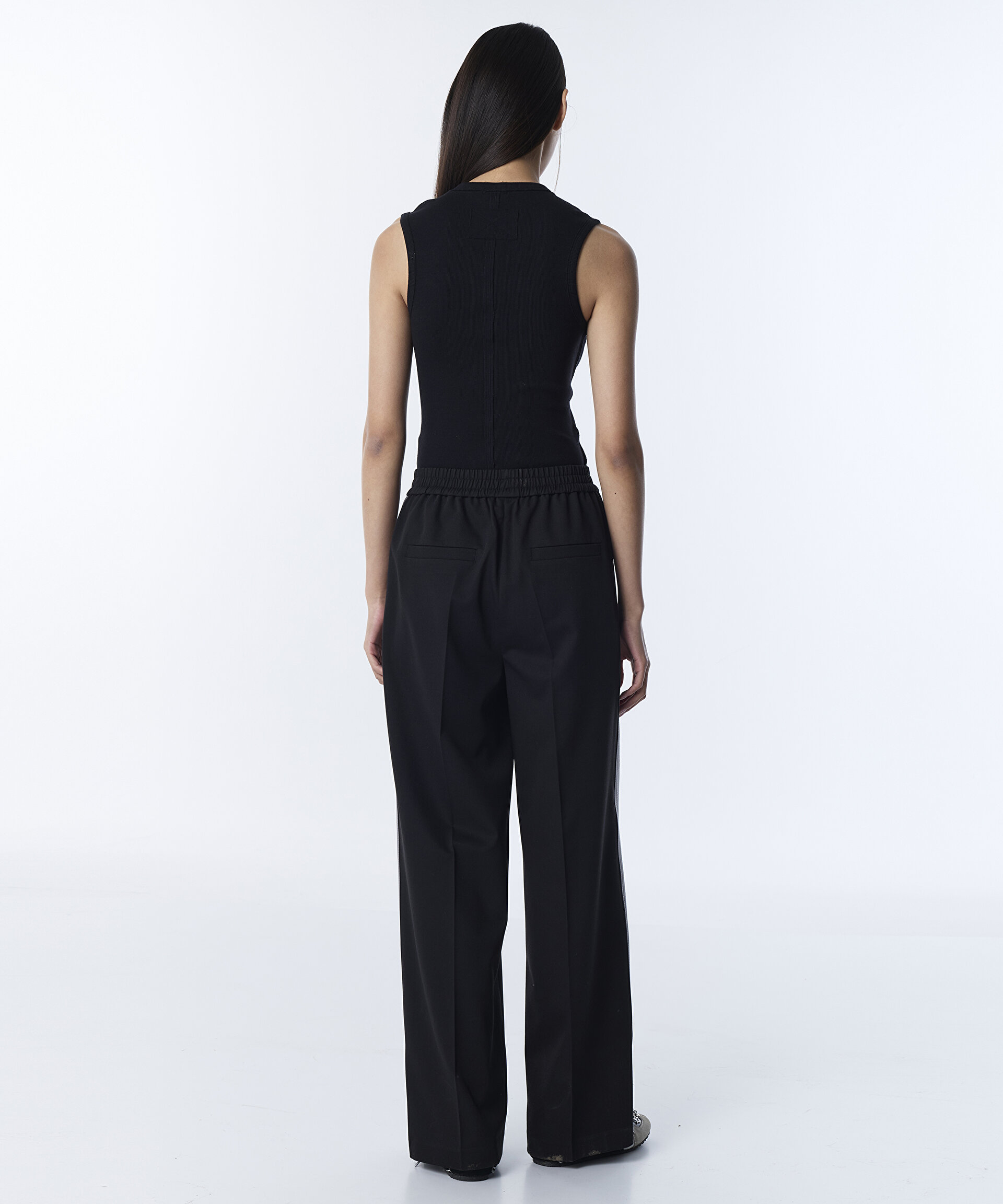 ELASTİK BEL COLORBLOCK PANTOLON