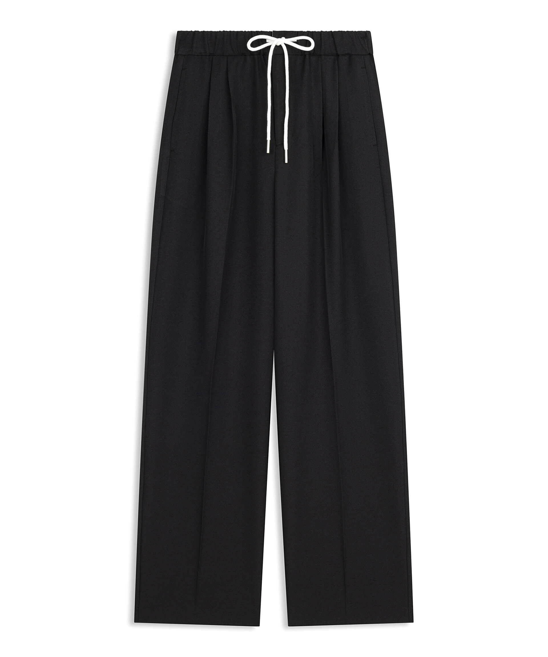 KONTRAST KORDONLU WIDE LEG PANTOLON