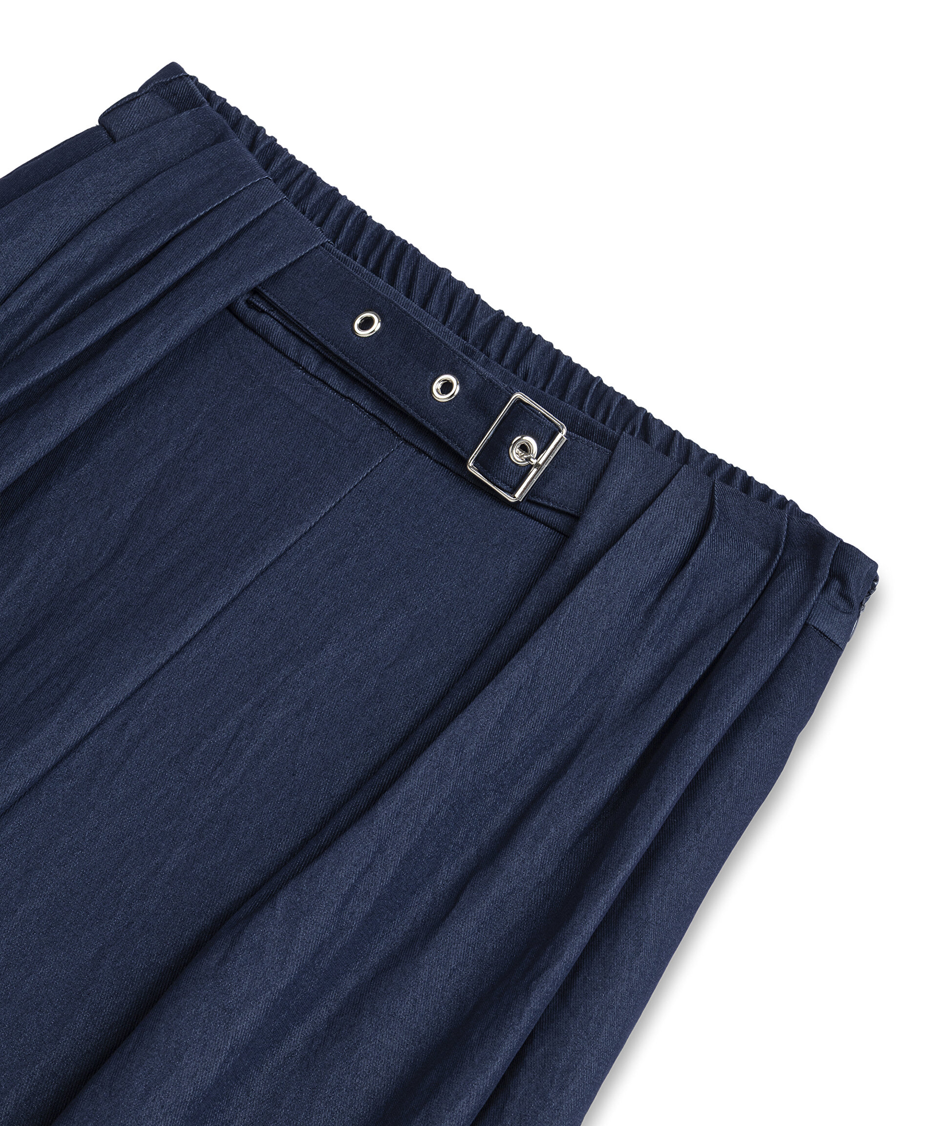 KEMERLİ WIDE LEG PANTOLON