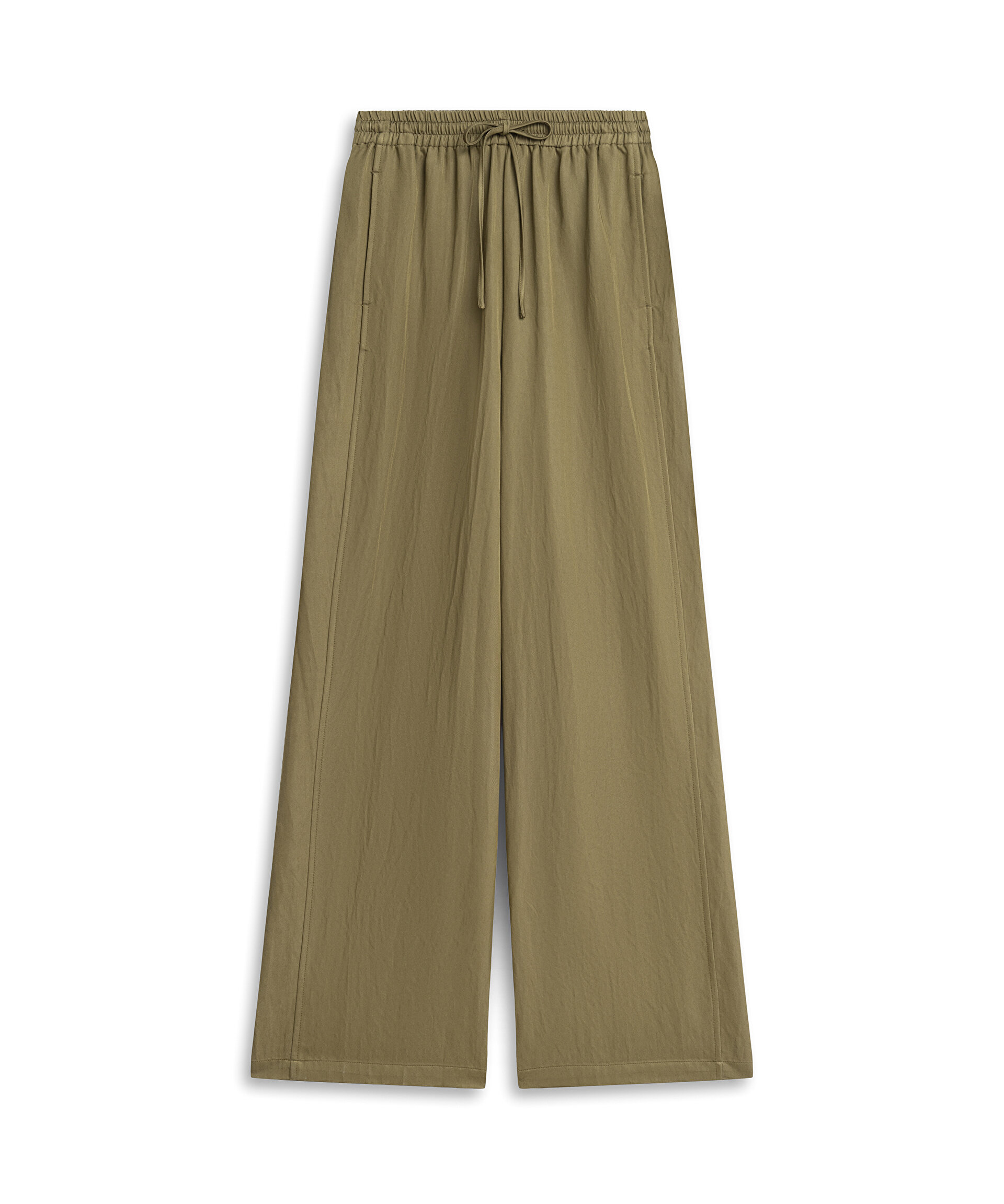ELASTİK BEL WIDE LEG PANTOLON