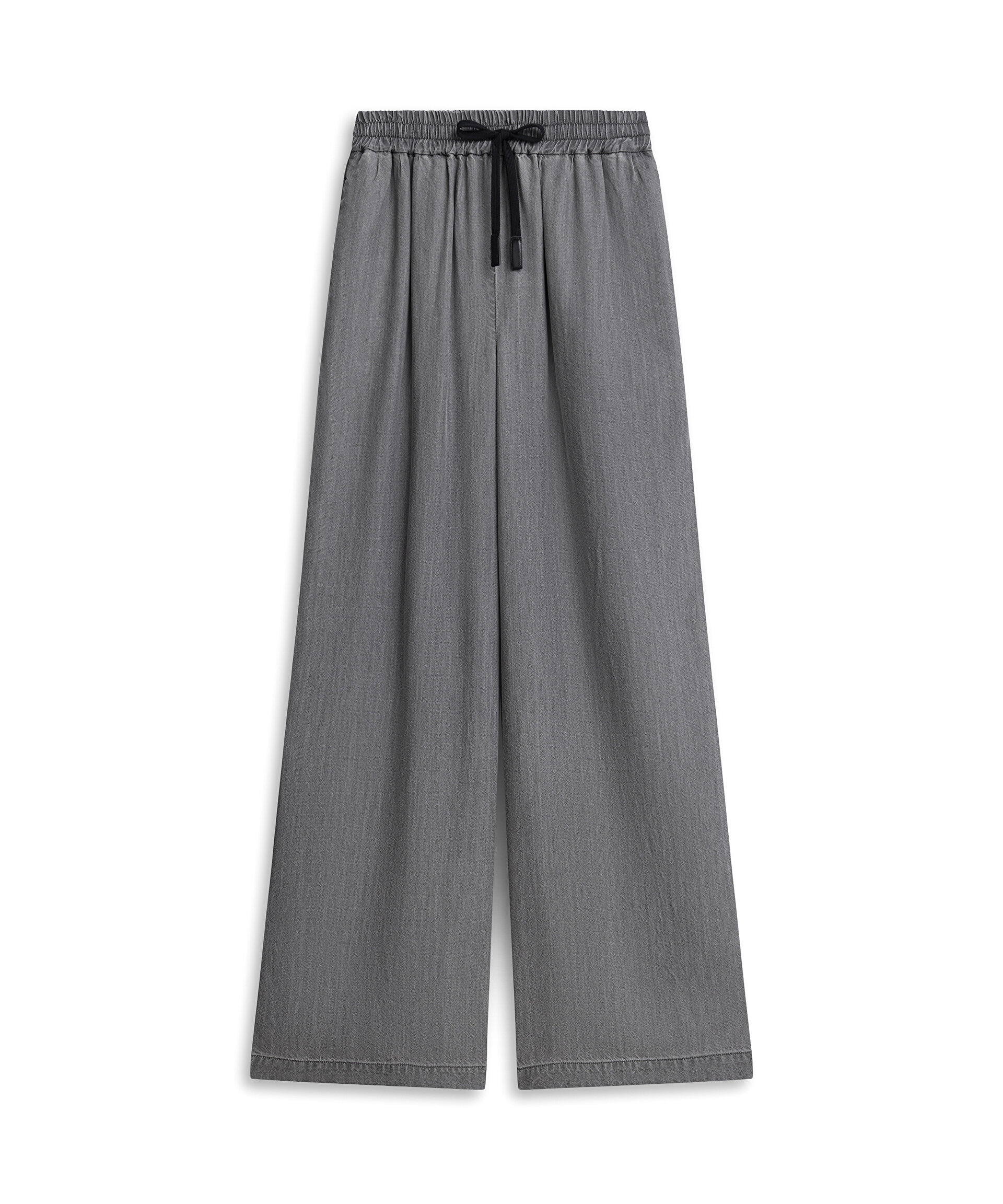 KONTRAST KORDONLU WIDE LEG PANTOLON