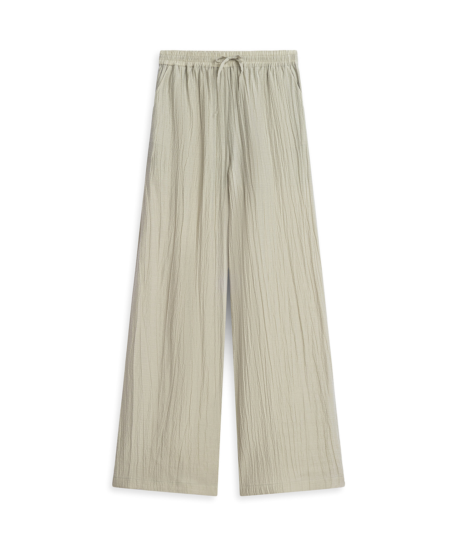 DOKULU WIDE LEG PANTOLON