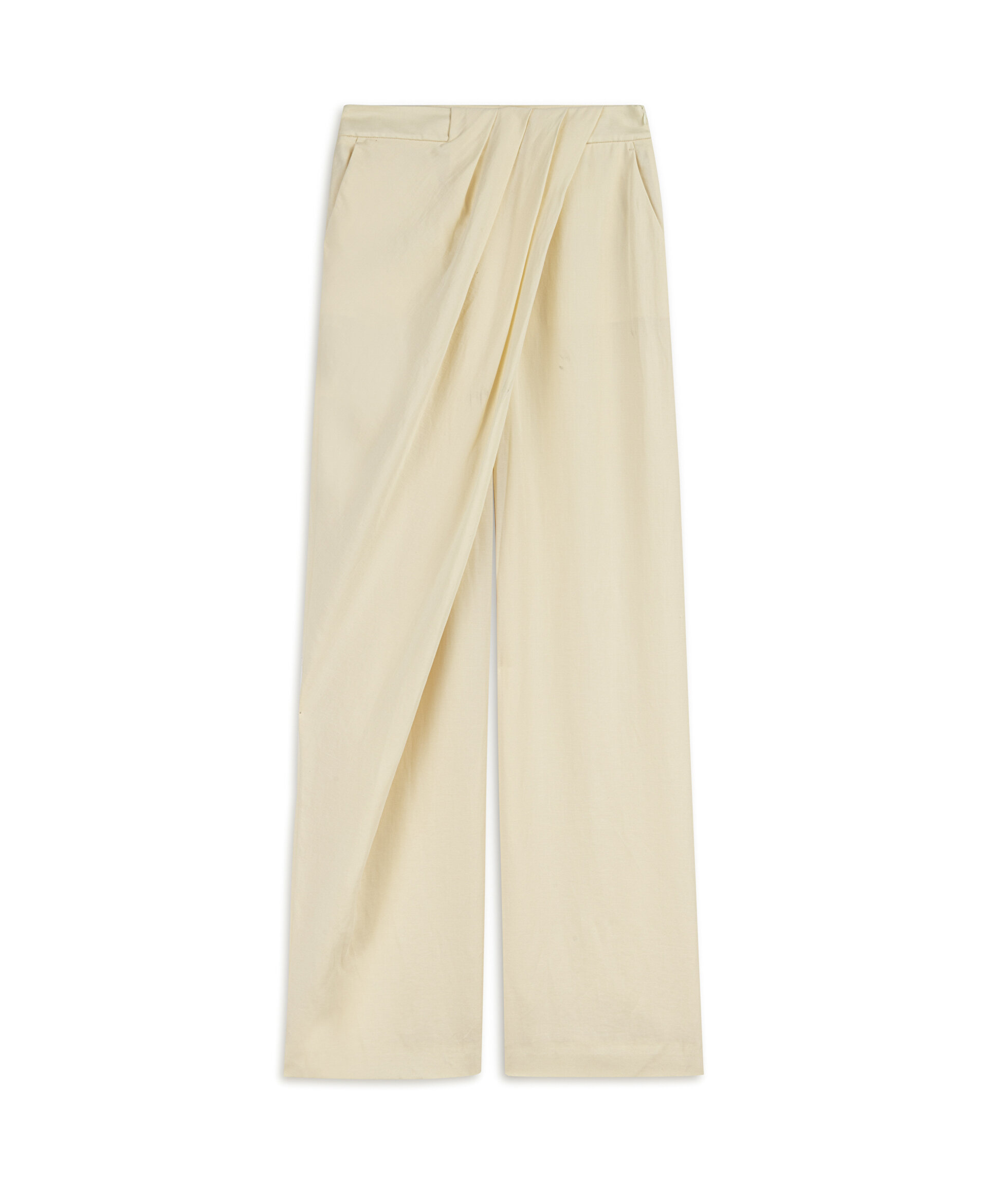 DRAPELİ BARREL FİT PANTOLON