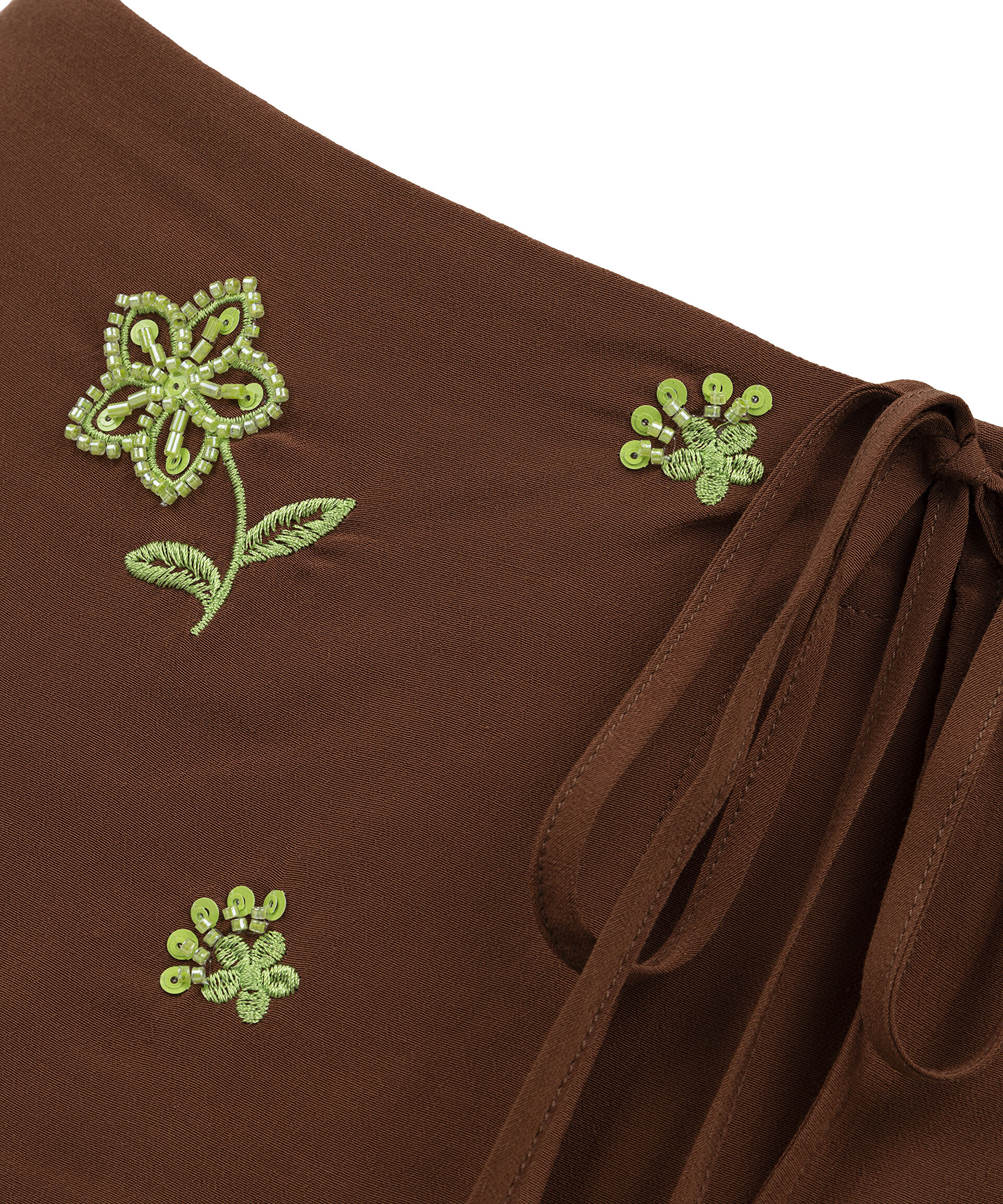 FLORAL NAKIŞLI ŞORT ETEK
