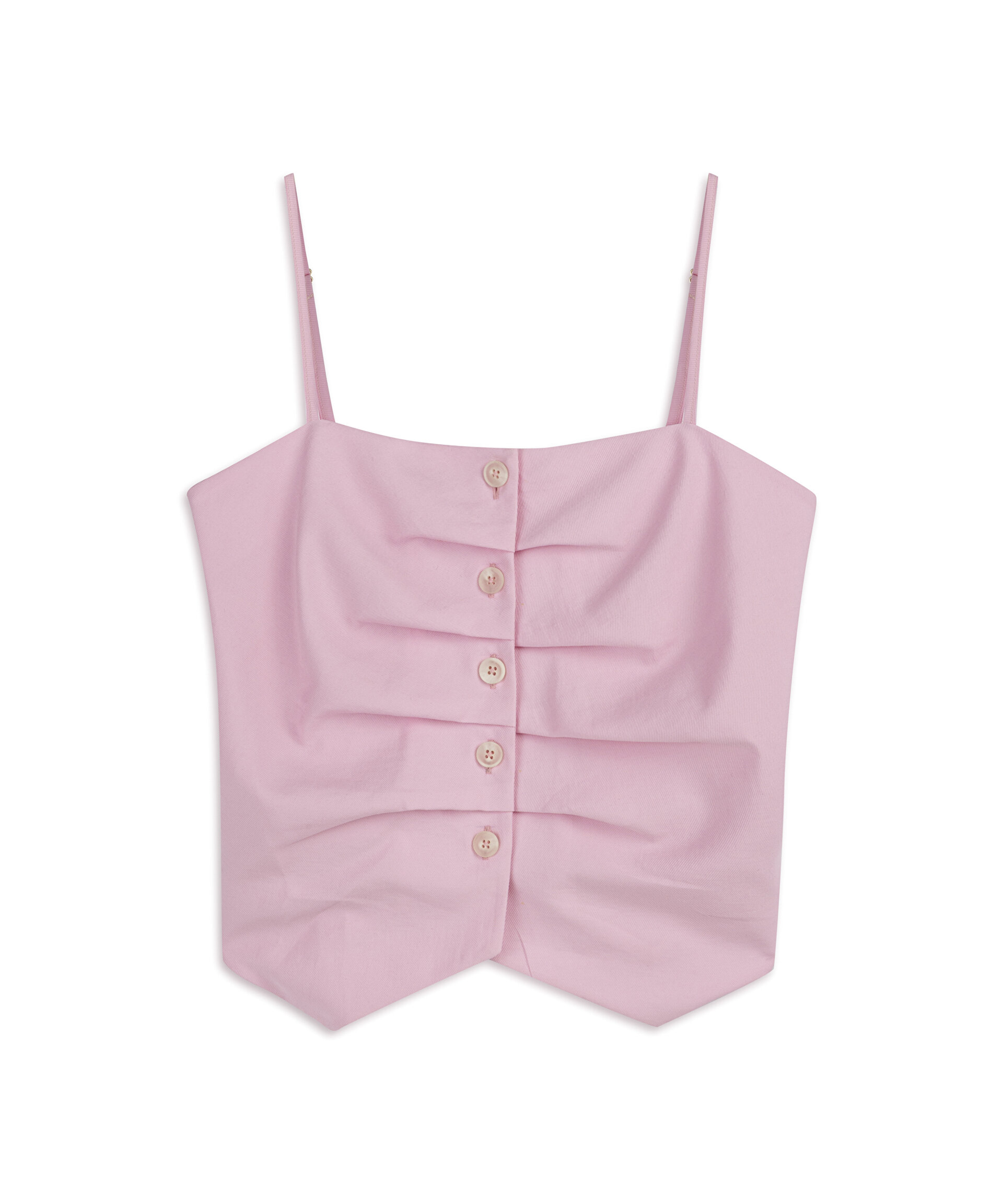PİLELİ CROP BLUZ