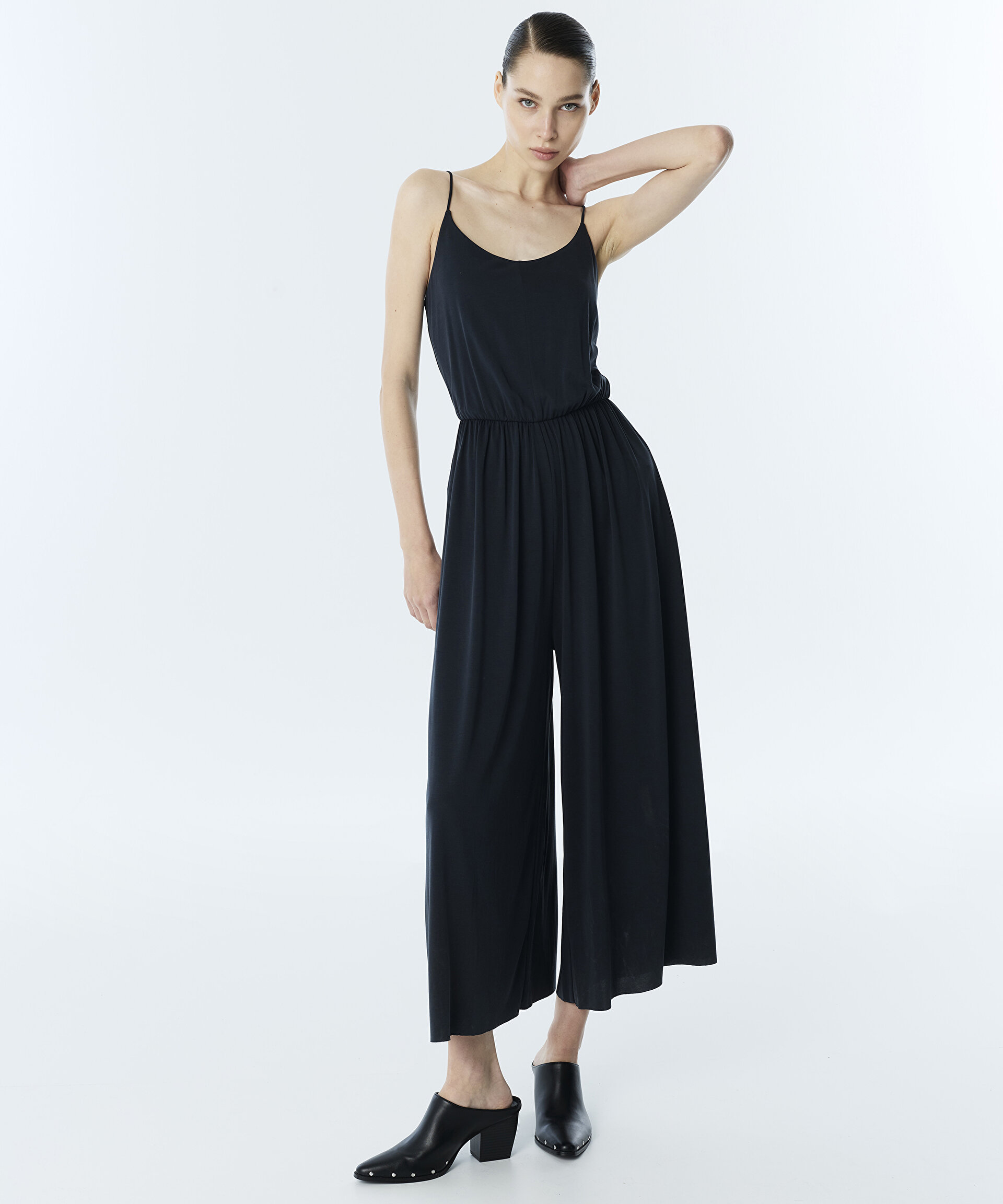 BÜZGÜLÜ WIDE LEG TULUM