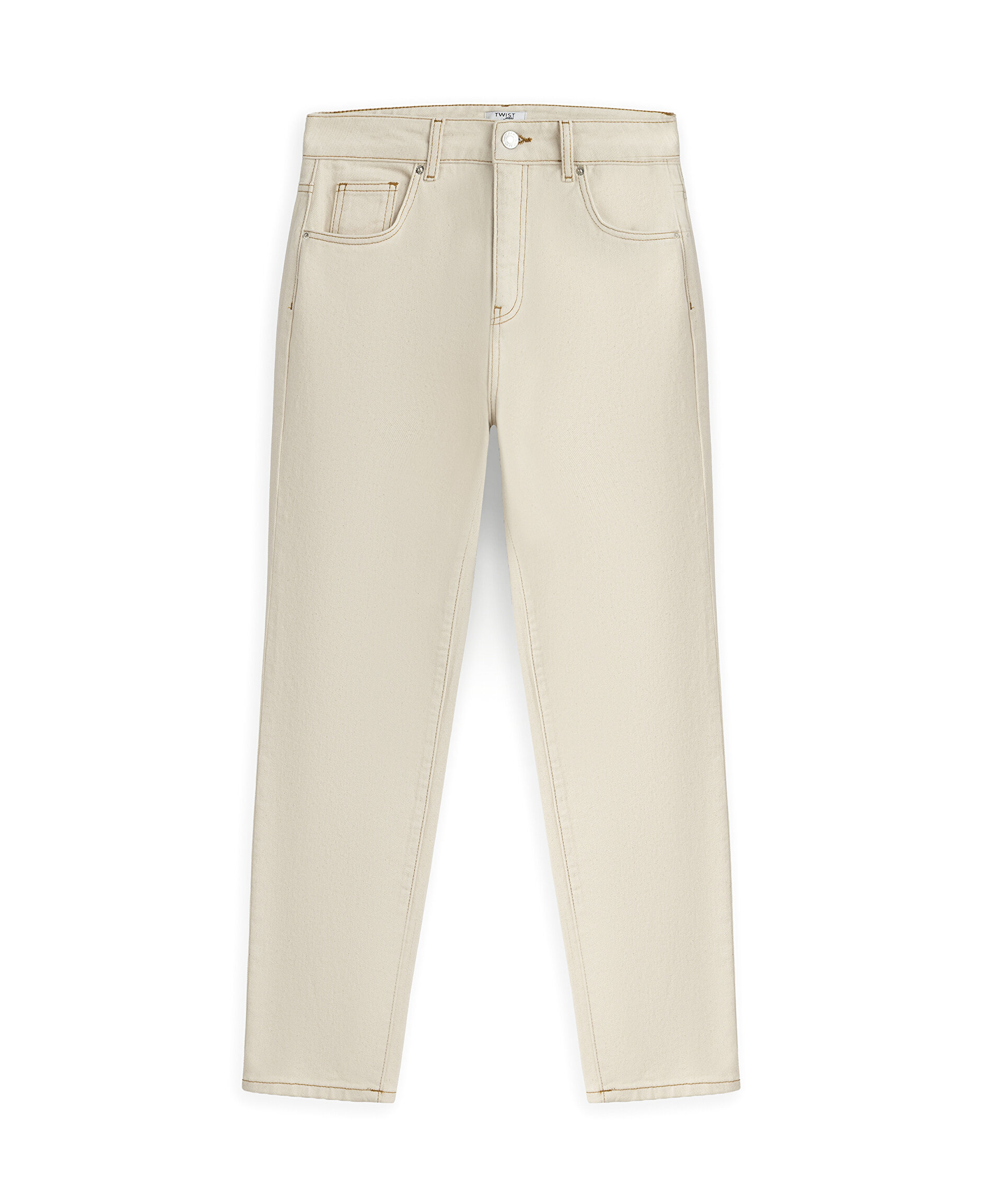 Twist Natürel MOM FİT JEAN PANTOLON görsel 4