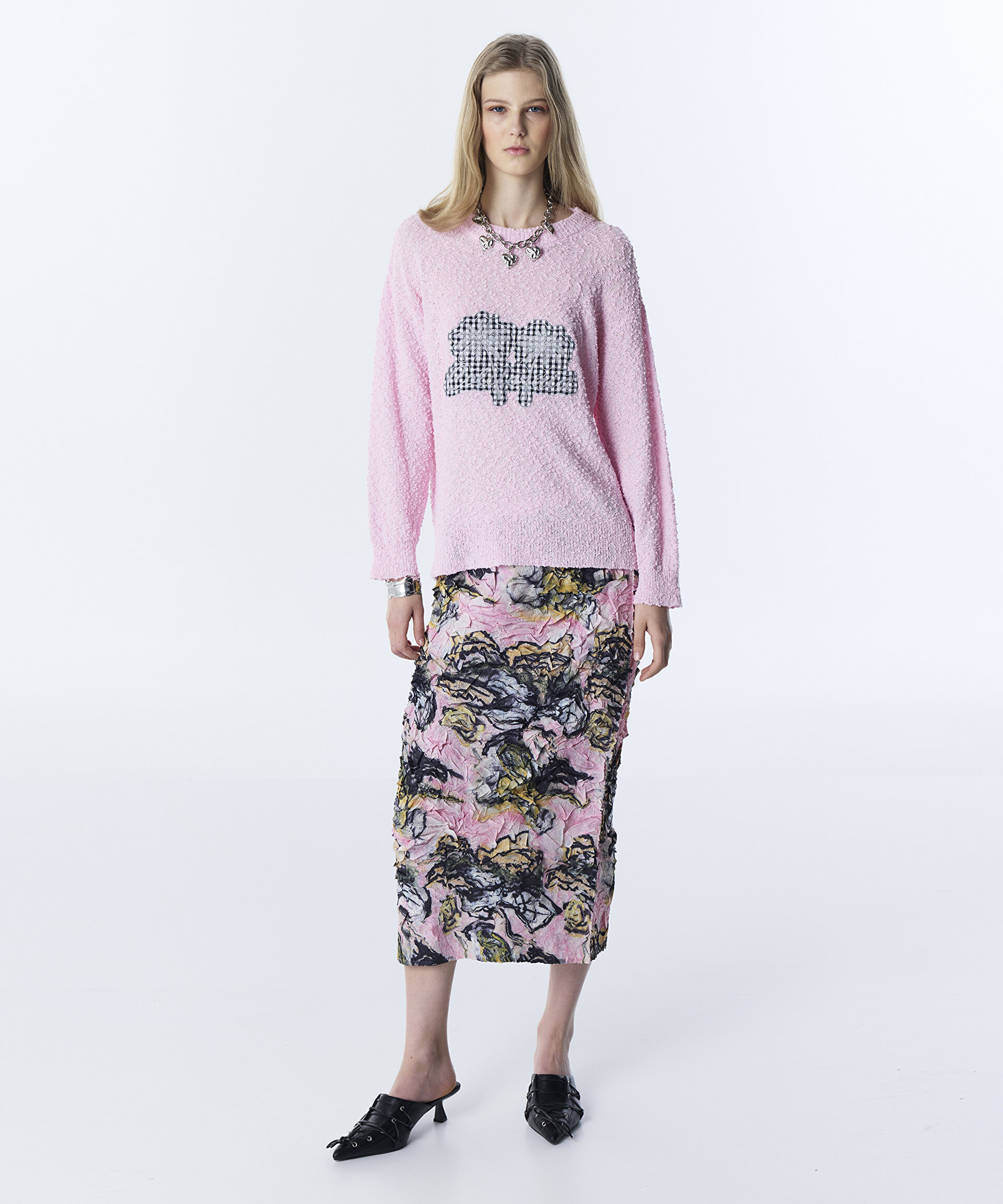 DOKULU PATCH Lİ OVERSIZE TRİKO