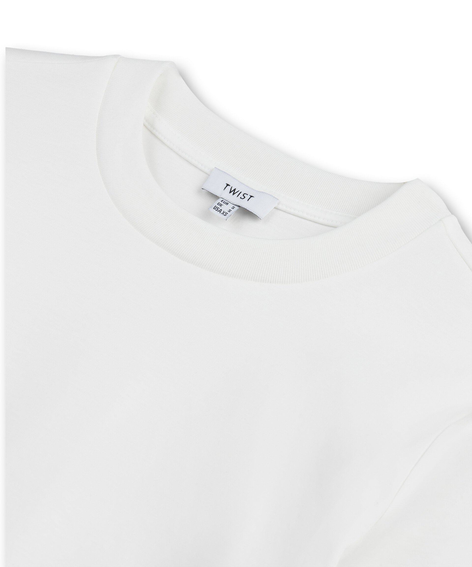 Twist Beyaz BASIC CROP TİŞÖRT görsel 7