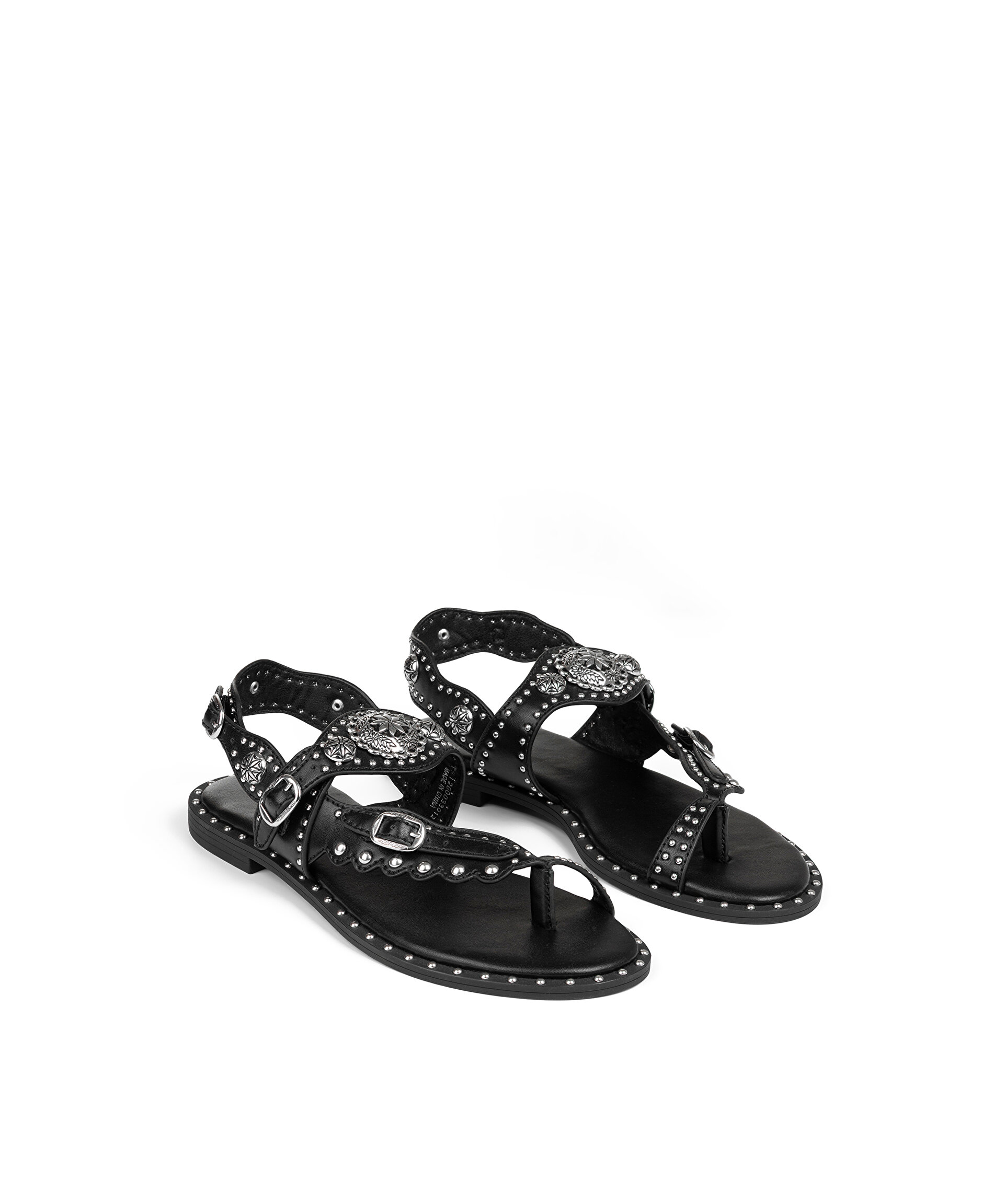 Twist Siyah METAL AKSESUARLI SANDALET görsel 3