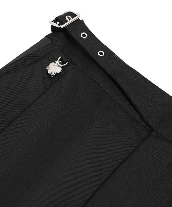 KARMA METAL AKSESUARLI PANTOLON-TW6250003214001-Siyah-Pantolon