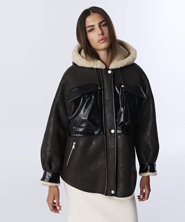 COLORBLOCK KUMAŞ MIX MONT-TW6250012048074-Kahverengi-Mont