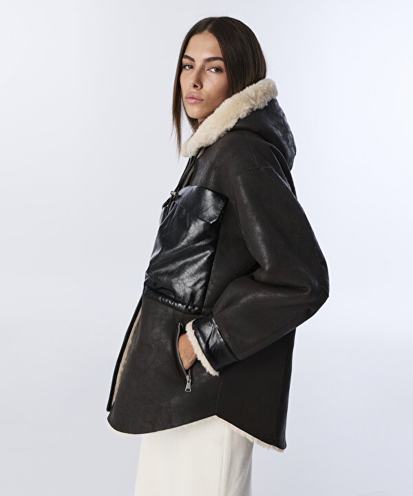 COLORBLOCK KUMAŞ MIX MONT-TW6250012048074-Kahverengi-Mont
