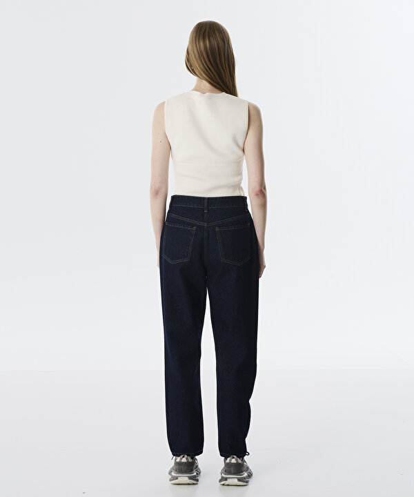 MOM FİT JEAN PANTOLON-TW6250018029015-Lacivert-Jean Pantolon
