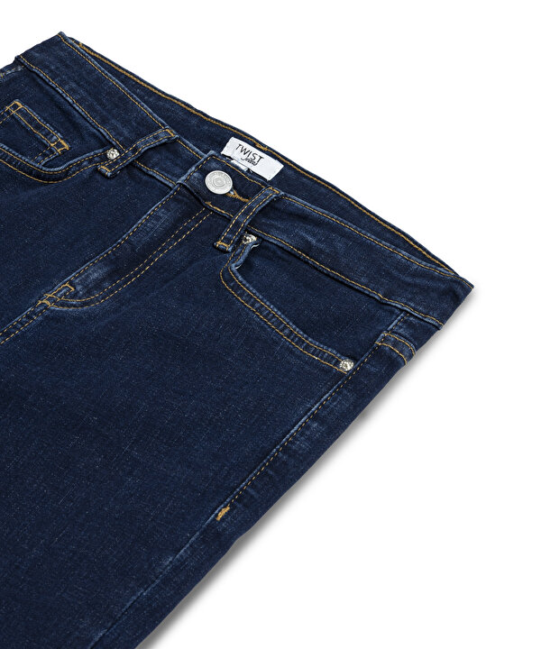 SKINNY FİT JEAN PANTOLON -TW6250018032AC7-Koyu İndigo-Jean Pantolon
