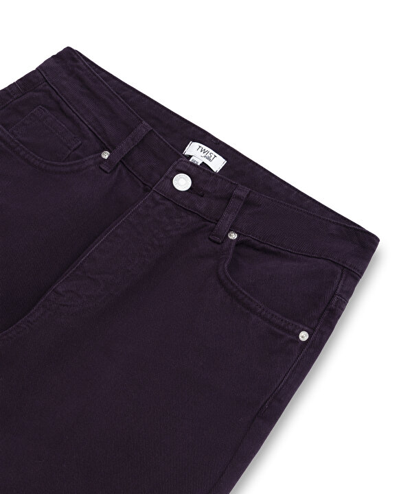 JEAN PANTOLON-TW6250018080008-Mürdüm-Jean Pantolon