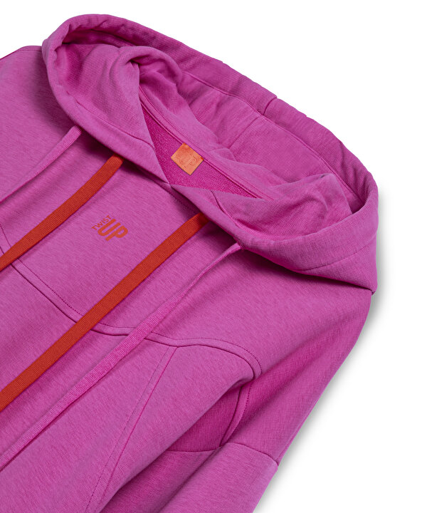 KONTRAST KORDONLU LOGOLU SWEATSHIRT-TW6250091038033-Pembe-SWEATSHIRT