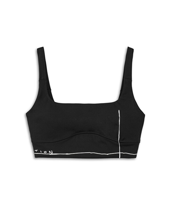 KONTRAST BASKILI SPOR SÜTYENİ-TW6250130001001-Siyah-Büstiyer