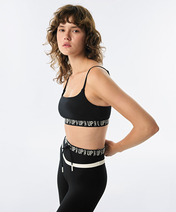 LOGO JAKARLI SPOR SÜTYENİ-TW6250130002001-Siyah-Büstiyer