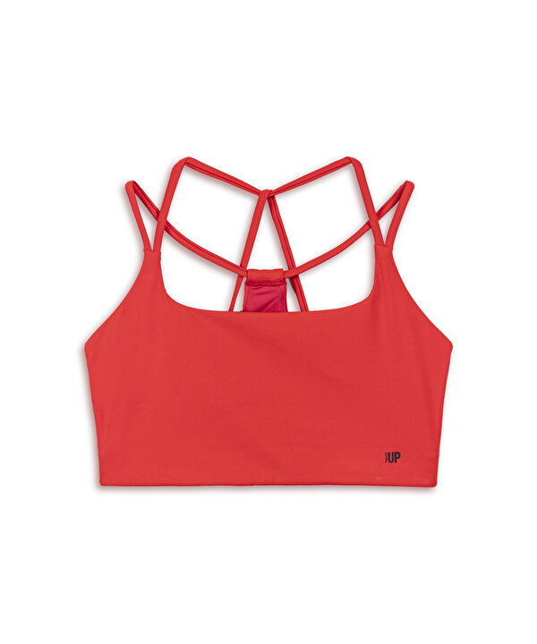 ÇİFT ASKILI SPOR SÜTYENİ-TW6250130003034-Kırmızı-Büstiyer