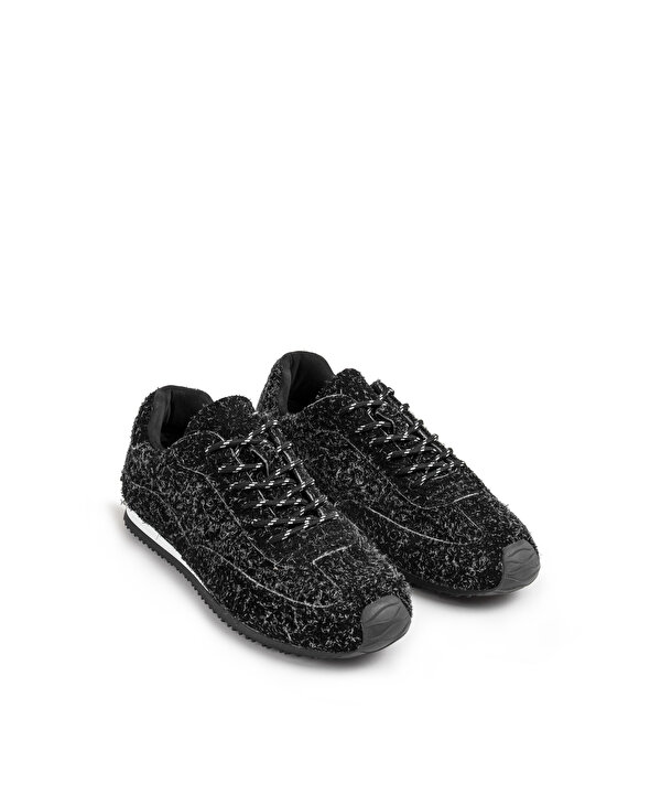 DOKULU SNEAKER-TW6250062013001-Siyah-Sneaker