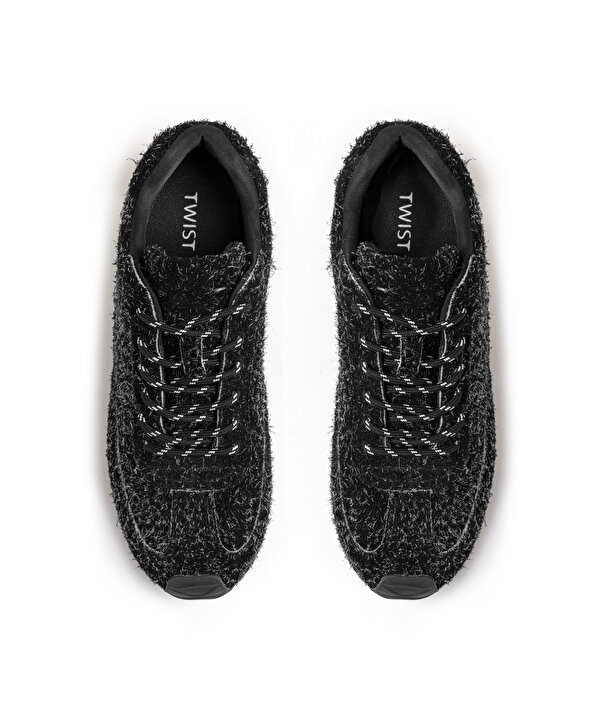 DOKULU SNEAKER-TW6250062013001-Siyah-Sneaker