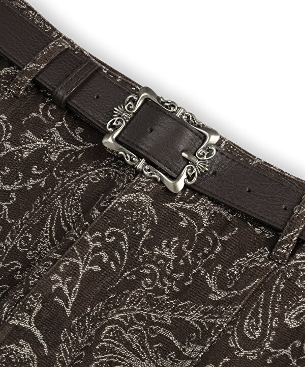 JAKARLI BARREL FİT PANTOLON-TW6260003174008-Mürdüm-Pantolon