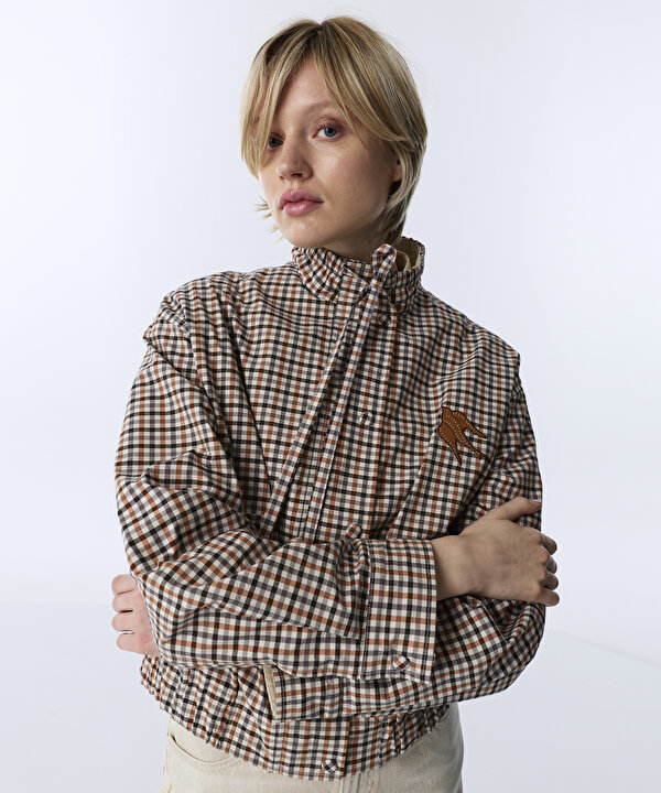 EKOSE DESEN BOMBER MONT-TW6260012354018-Ekru-Mont