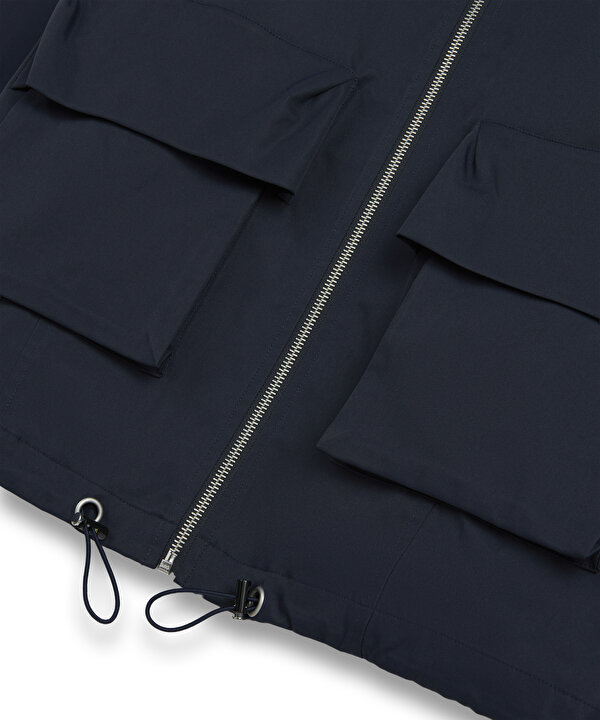 FERMUARLI TEKNİK KUMAŞ MONT-TW6260012370015-Lacivert-Mont