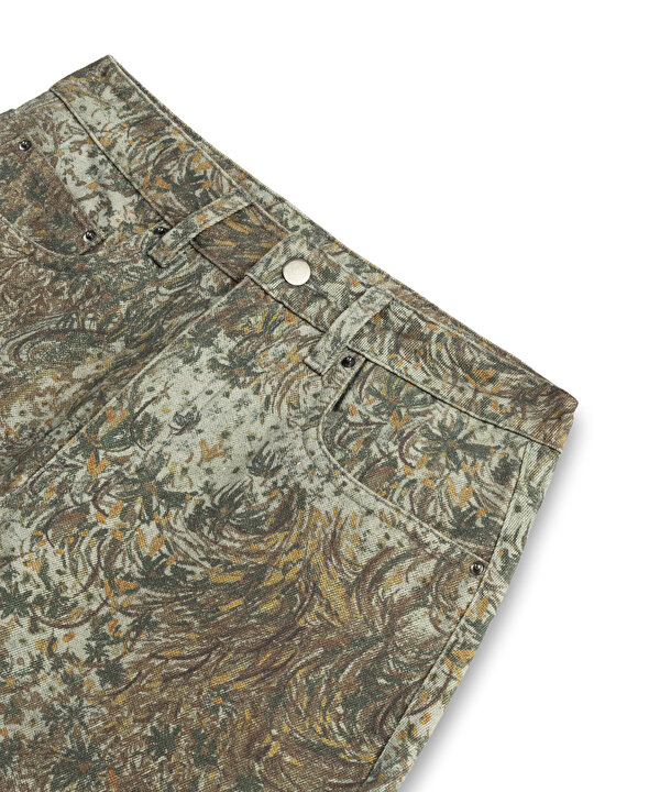 GÖRSEL BASKILI BARREL JEAN PANTOLON-TW6260018005005-Gri-Jean Pantolon