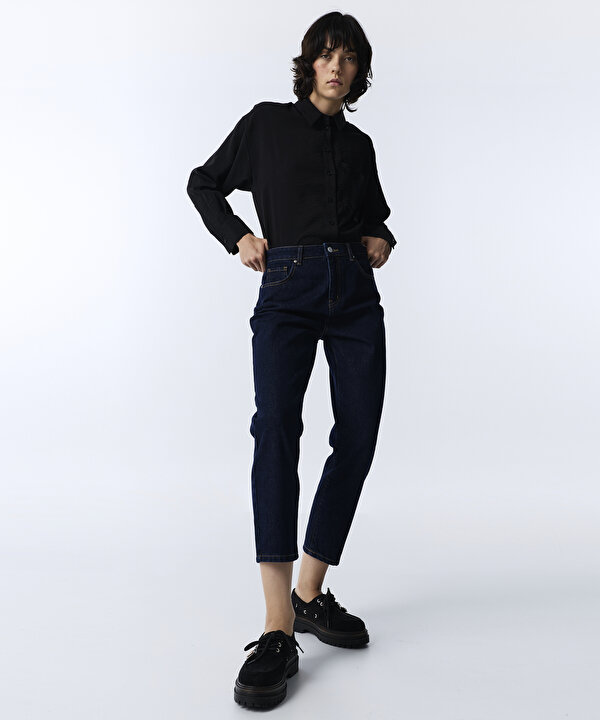 MOM JEAN PANTOLON-TW6260018012015-Lacivert-Jean Pantolon