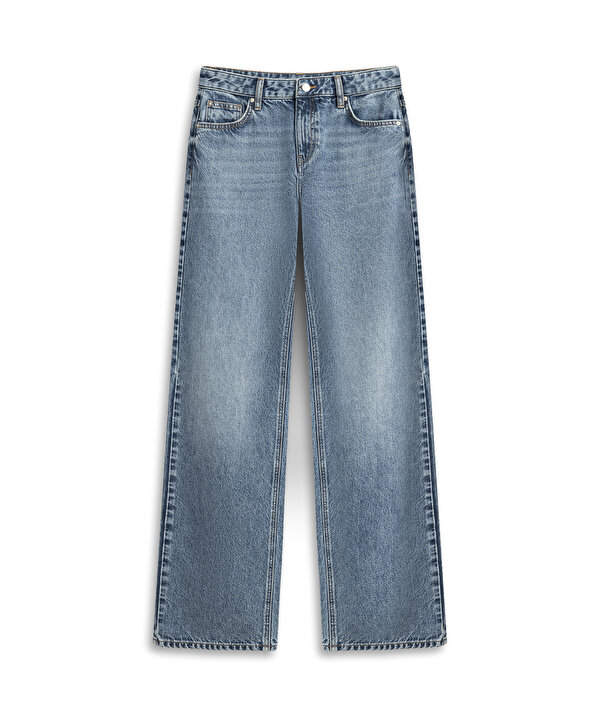 JEAN PANTOLON-TW6260018018AC7-Koyu İndigo-Jean Pantolon