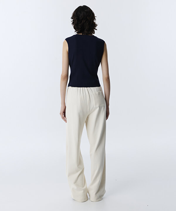 BEL VURGULU TRİKO-TW6260050159015-Lacivert-Triko