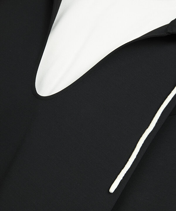 KAPÜŞONLU ÇİFT PARÇA SWEATSHIRT-TW6260091106001-Siyah-SWEATSHIRT