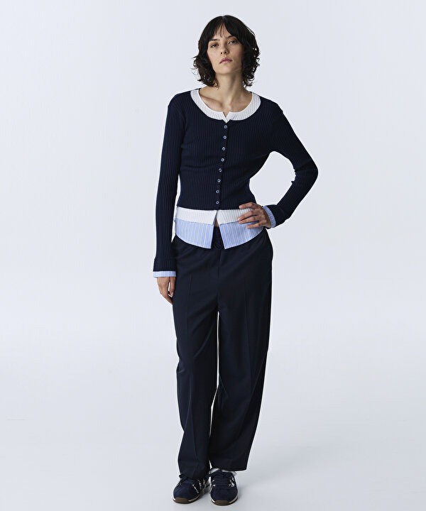 COLORBLOCK HIRKA-TW6260150121015-Lacivert-Hırka